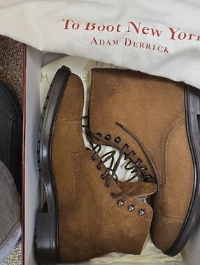 To Boot Men's Rich Brown Suede Boots
